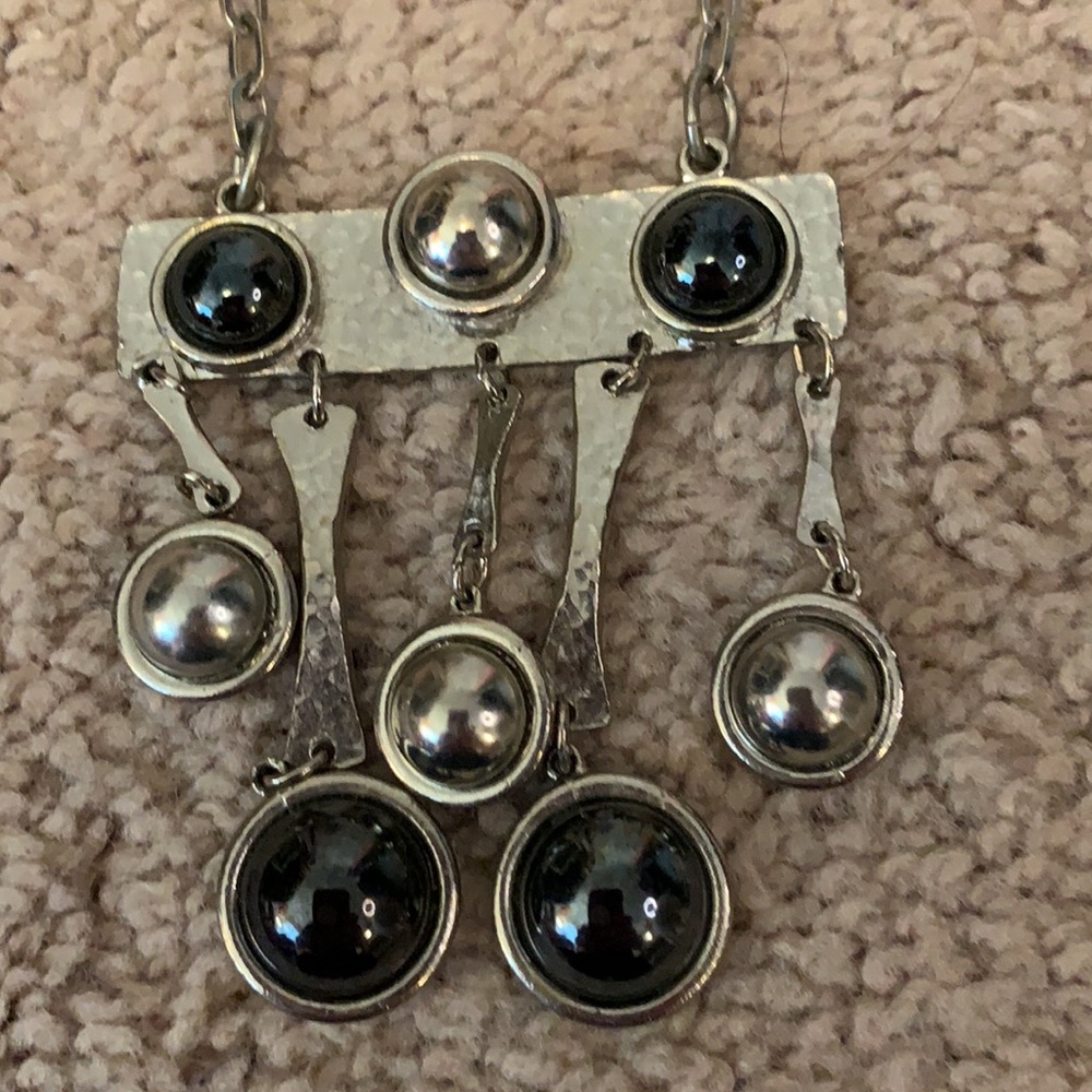 Vintage Statement Necklace Unsigned - image 3